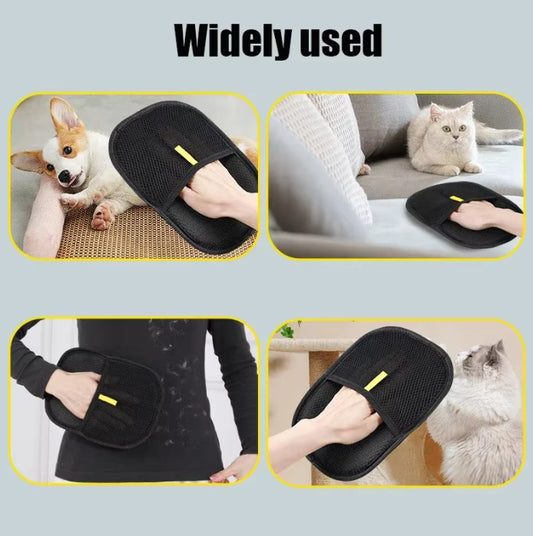 Pet Hair Cleaning Removal Gloves