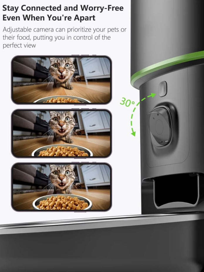 Smart Automatic Pet Feeder with Camera