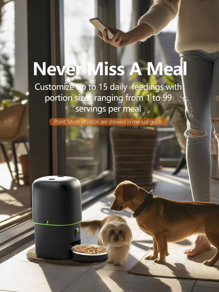 Smart Automatic Pet Feeder with Camera