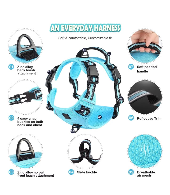 No-Pull Dog Harness with Control Handle