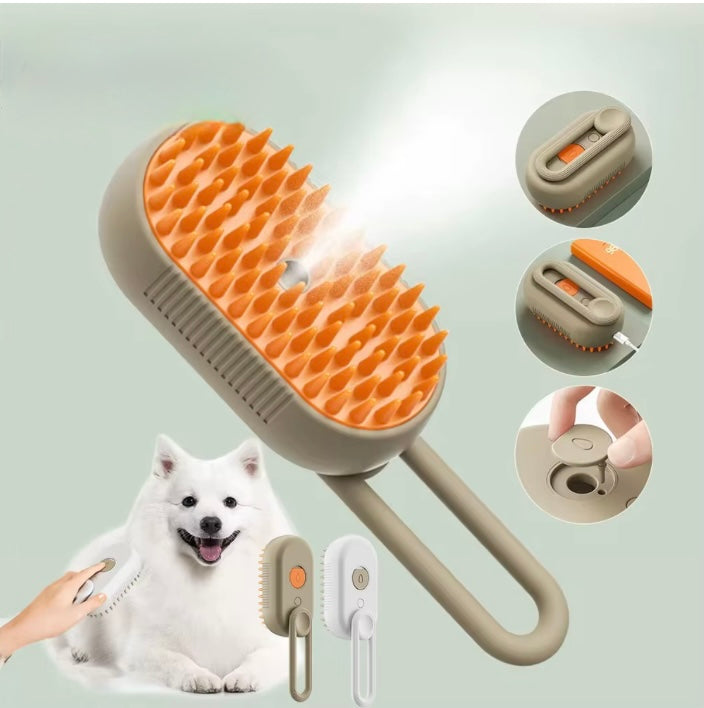 3-in-1 Steamy Pet Brush