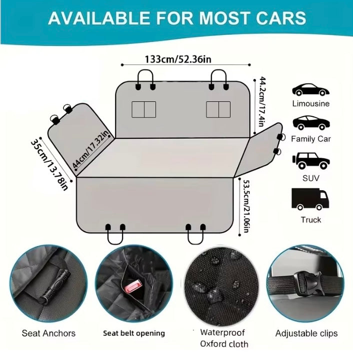 Dog Car Seat Cover – Waterproof